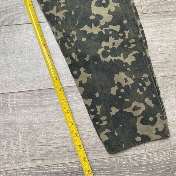 Anthro Amadi Camo high rise tapered leg jogger Pants xs - Picture 8 of 11